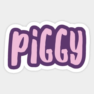 Piggy Sticker